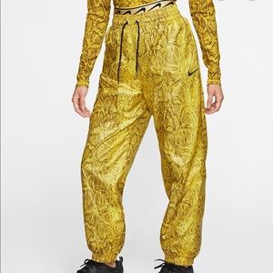 Nike Yellow Python Joggers